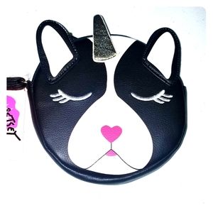 Betsey Johnson unicorn kitty wristlet